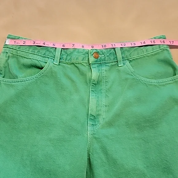 Wrangler Size 32 Green Casey Jones Wide Leg Carpenter Baggy Loose Fit Jeans - Picture 7 of 14